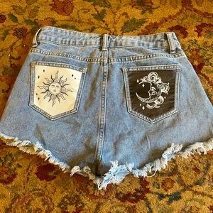 Shein jean shorts